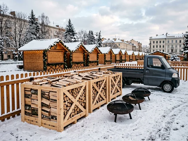 Дрова для ярмарок и городских праздников в Апрелевке
